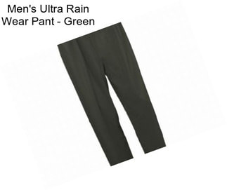 Men\'s Ultra Rain Wear Pant - Green