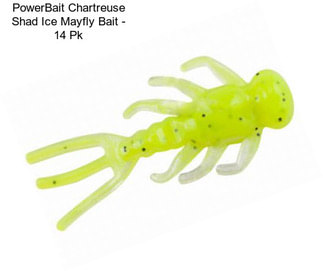 PowerBait Chartreuse Shad Ice Mayfly Bait - 14 Pk