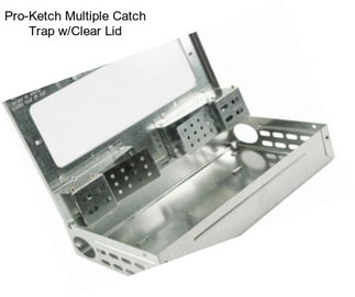Pro-Ketch Multiple Catch Trap w/Clear Lid