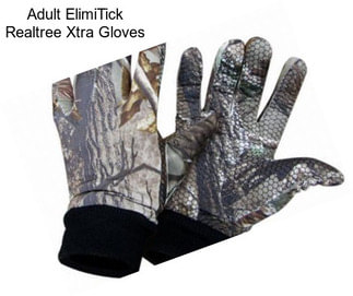 Adult ElimiTick Realtree Xtra Gloves