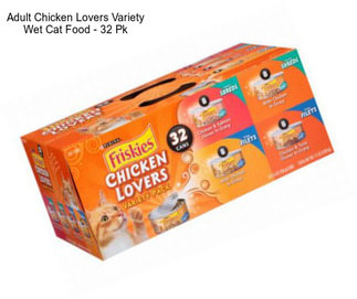 Adult Chicken Lovers Variety Wet Cat Food - 32 Pk