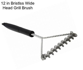 12 in Bristlss Wide Head Grill Brush