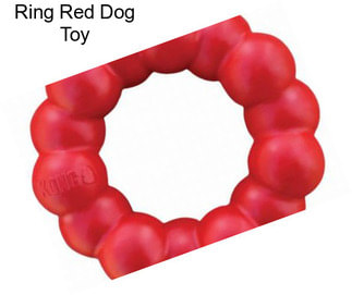 Ring Red Dog Toy