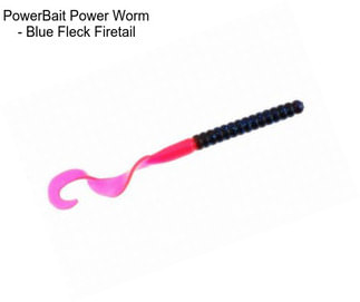 PowerBait Power Worm - Blue Fleck Firetail