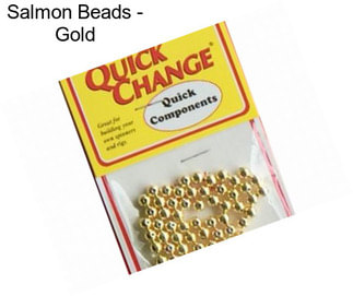 Salmon Beads - Gold