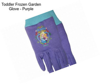 Toddler Frozen Garden Glove - Purple