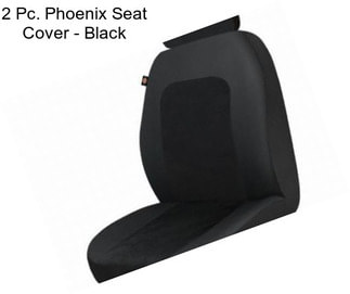2 Pc. Phoenix Seat Cover - Black