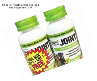 8 fl oz Pot Roast Flavored Dog Hip & Joint Supplement - 2 Pk