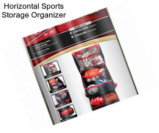 Horizontal Sports Storage Organizer