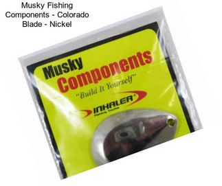 Musky Fishing Components - Colorado Blade - Nickel