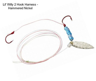 Lil\' Willy 2 Hook Harness - Hammered Nickel