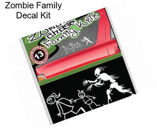 Zombie Family Decal Kit