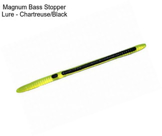 Magnum Bass Stopper Lure - Chartreuse/Black