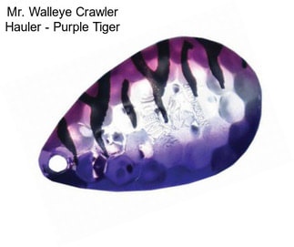 Mr. Walleye Crawler Hauler - Purple Tiger