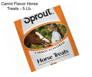 Carrot Flavor Horse Treats - 5 Lb.