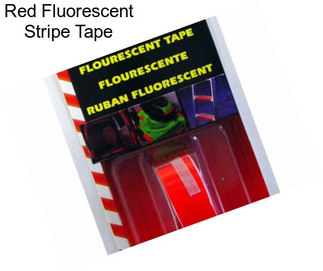 Red Fluorescent Stripe Tape