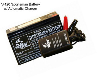 V-120 Sportsman Battery w/ Automatic Charger