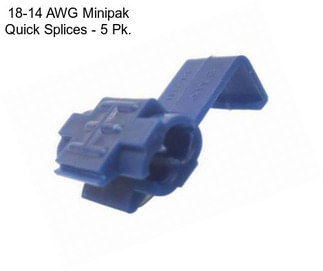 18-14 AWG Minipak Quick Splices - 5 Pk.