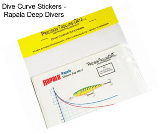 Dive Curve Stickers - Rapala Deep Divers