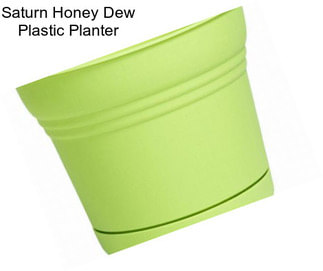 Saturn Honey Dew Plastic Planter