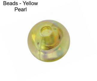 Beads - Yellow Pearl