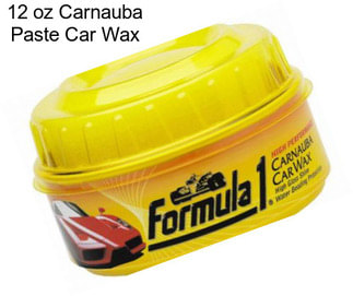 12 oz Carnauba Paste Car Wax