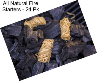 All Natural Fire Starters - 24 Pk