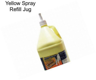 Yellow Spray Refill Jug