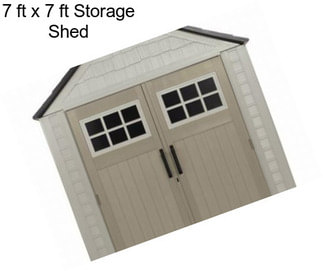 7 ft x 7 ft Storage Shed