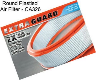 Round Plastisol Air Filter - CA326