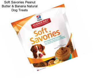 Soft Savories Peanut Butter & Banana Natural Dog Treats
