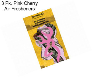 3 Pk. Pink Cherry Air Fresheners