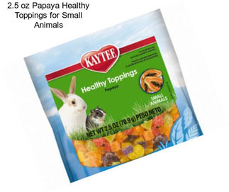 2.5 oz Papaya Healthy Toppings for Small Animals