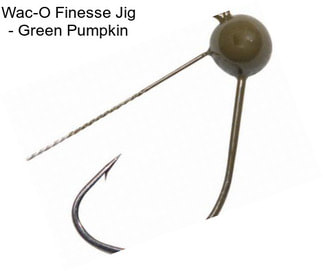 Wac-O Finesse Jig - Green Pumpkin