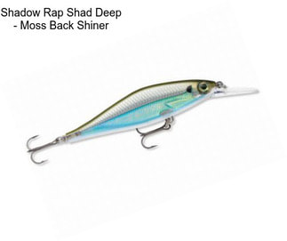 Shadow Rap Shad Deep - Moss Back Shiner