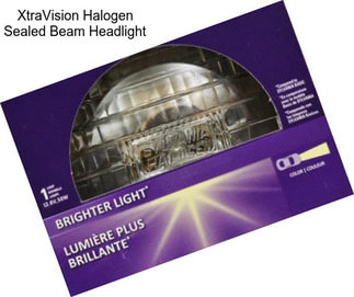 XtraVision Halogen Sealed Beam Headlight