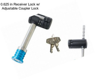 0.625 in Receiver Lock w/ Adjustable Coupler Lock