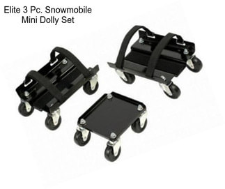 Elite 3 Pc. Snowmobile Mini Dolly Set