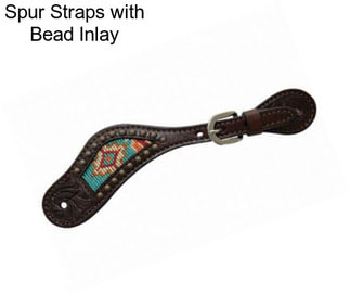 Spur Straps with Bead Inlay