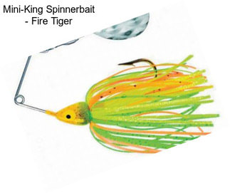 Mini-King Spinnerbait - Fire Tiger