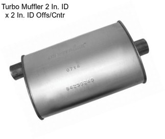 Turbo Muffler 2 In. ID x 2 In. ID Offs/Cntr