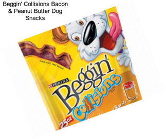 Beggin\' Collisions Bacon & Peanut Butter Dog Snacks