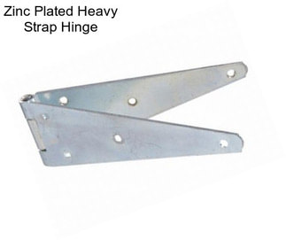 Zinc Plated Heavy Strap Hinge