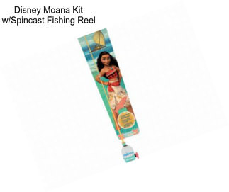 Disney Moana Kit w/Spincast Fishing Reel