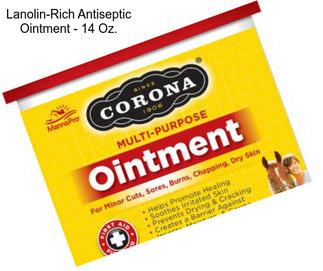 Lanolin-Rich Antiseptic Ointment - 14 Oz.