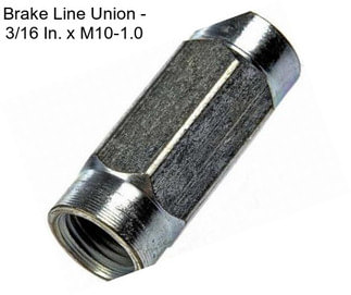 Brake Line Union - 3/16 In. x M10-1.0