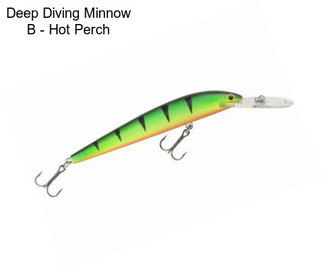 Deep Diving Minnow B - Hot Perch