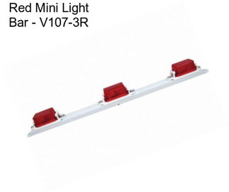 Red Mini Light Bar - V107-3R