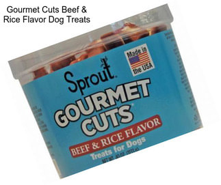 Gourmet Cuts Beef & Rice Flavor Dog Treats