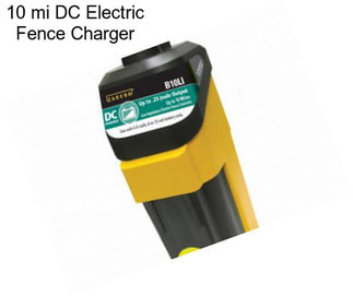 10 mi DC Electric Fence Charger